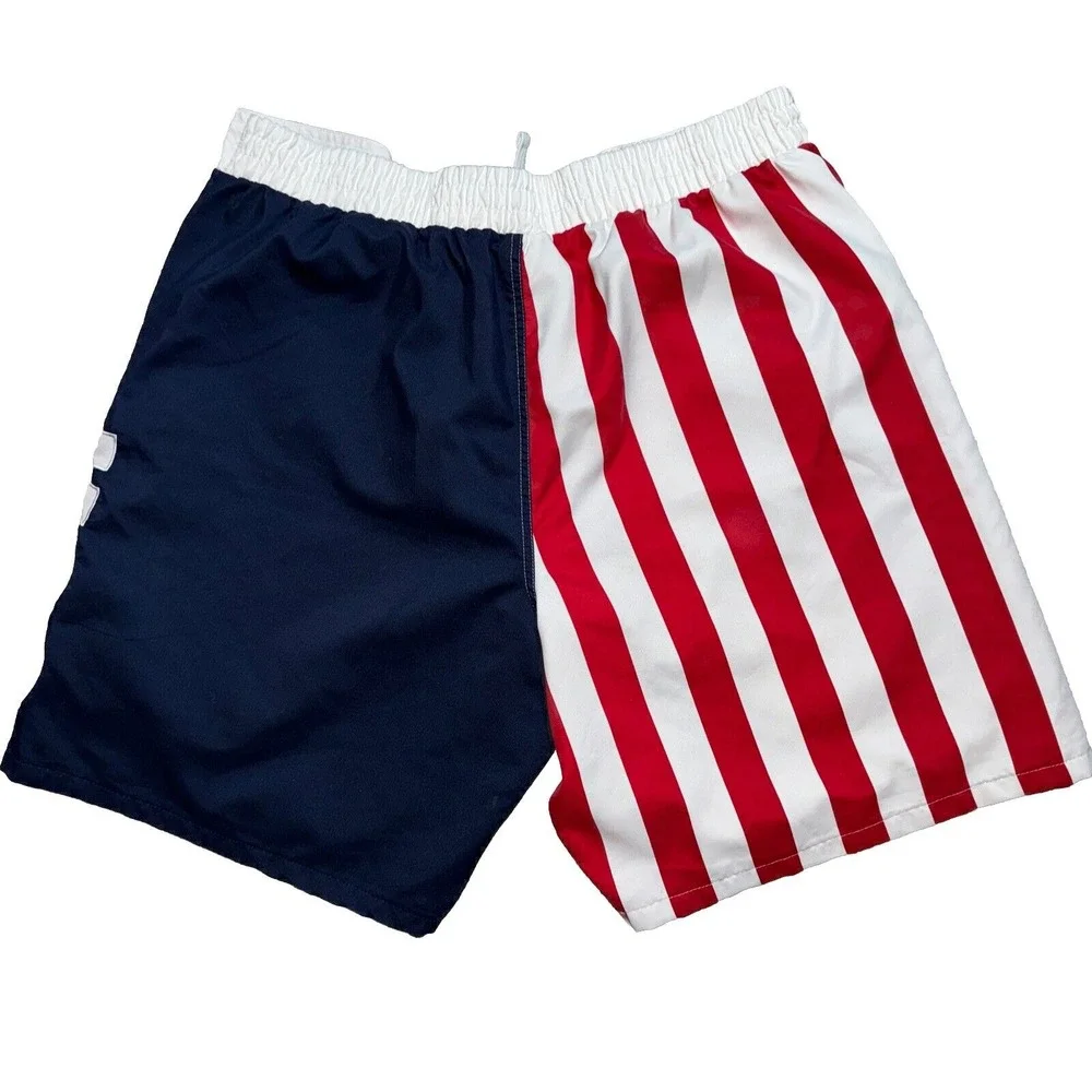 World Calhoun Sports Men's XXL‎ Swimsuit USA Flag Patriot 4th of July